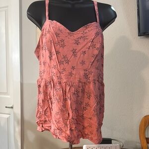 Starry Pink Women's Top Torrid size 0